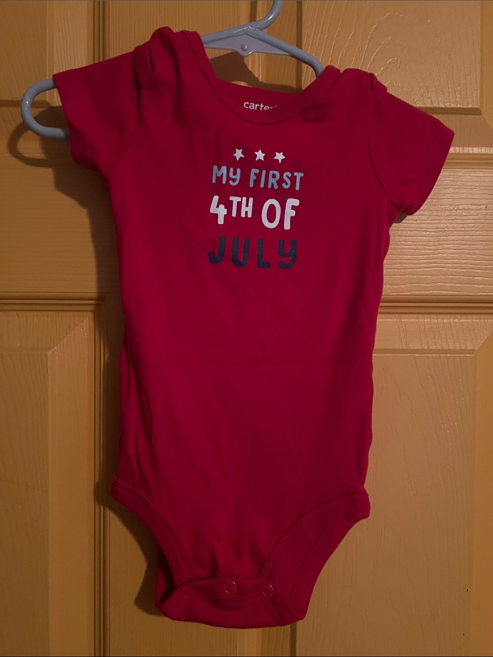 6-9 MONTHS CARTER’S MY FIRST 4TH OF JULY ONESIE ONE-PIECE GENDER NEUTRAL